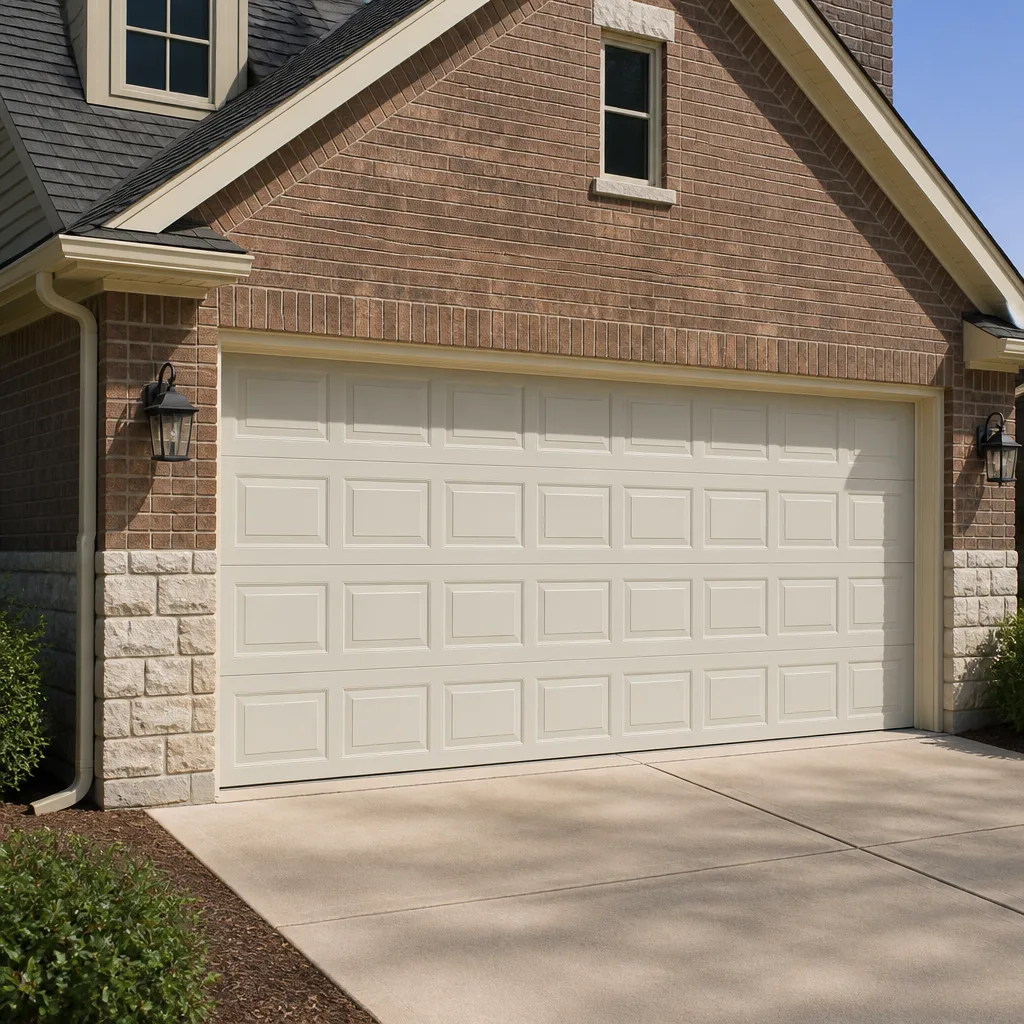Raised-panel steel